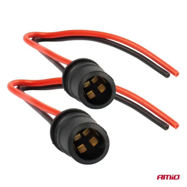 Portalámparas 2 uds. T10 cable 15 cm