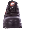 Pitbull 1023 Zapato Choclo Flor Entera Negra Suela PU Hilo Naranja (Par) - Imagen 2
