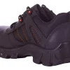 Pitbull 1023 Zapato Choclo Flor Entera Negra Suela PU Hilo Naranja (Par) - Imagen 3
