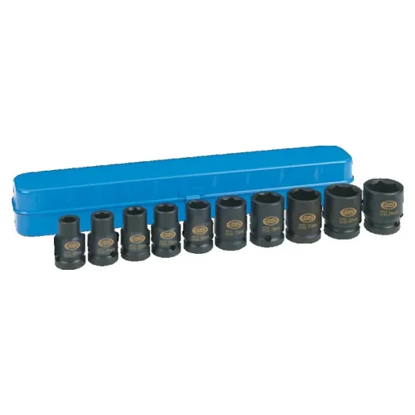 Estuche 10 vasos de impacto 1/2”