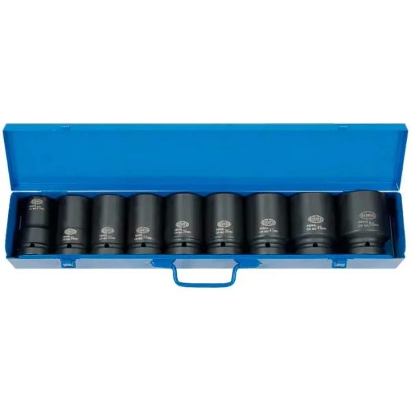 Estuche 9 vasos de impacto 1” largos