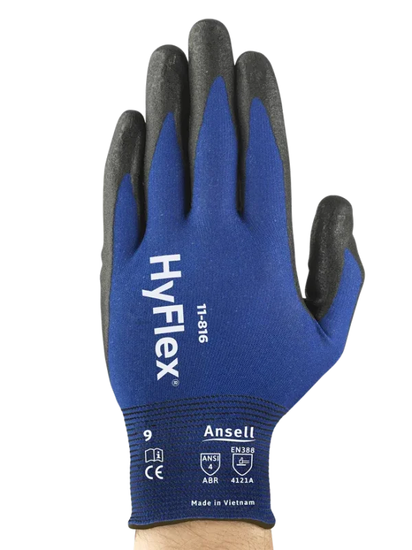 Ansell HyFlex® 11-816 Guante con Espuma de Nitrilo. (Par)
