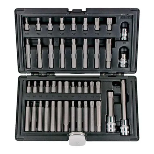 Juego de puntas 10 mm 44 piezas – Torx guía