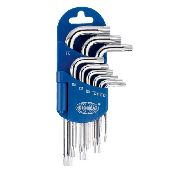 Juego 9 llaves Torx en L