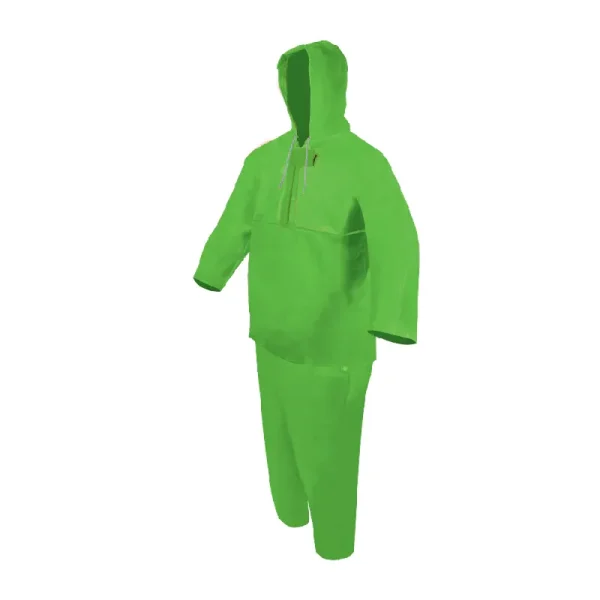 Jyrsa DD-5121HV Conjunto Impermeable Verde tipo Pescador (Pza)