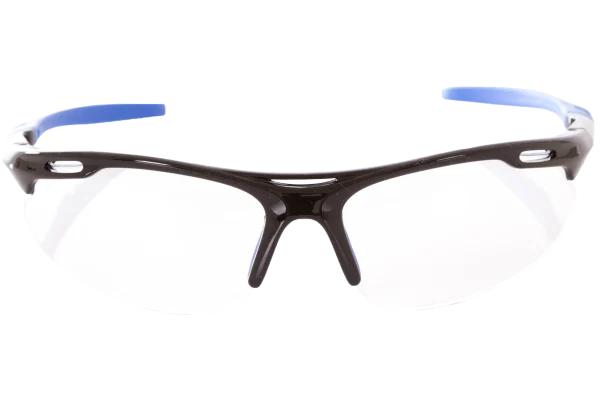 Dexterhand 148CL Lentes de  Micas Claras, Armazón Negro y Patillas Flexibles.  (Pza)