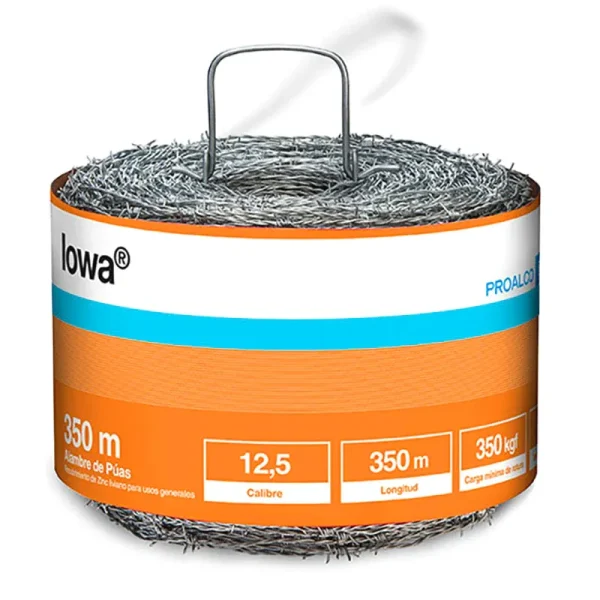 Alambre De Puas Iowa 12 1/2 X 350 Mts