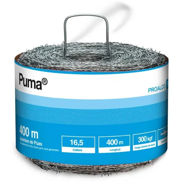 Alambre De Puas Puma 16.5 X 400 Mts.