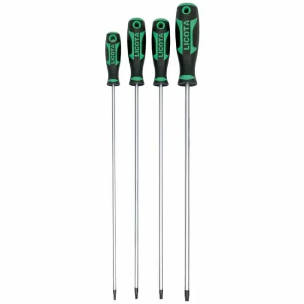 Destornilladores 4 piezas Torx extra-largos