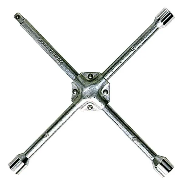 Llave ruedas en cruz reforzada de 1/2”