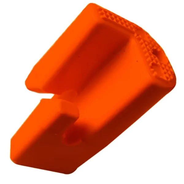 Aislador Pivote grande con puntilla naranja paquete x 100 unidades Agrocercas