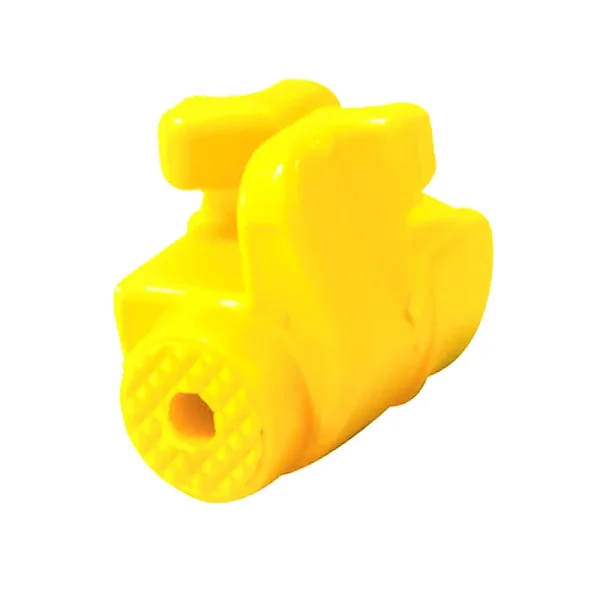 Aislador Pivote sin puntilla largo amarillo paquete x 100 unidades Agrocercas