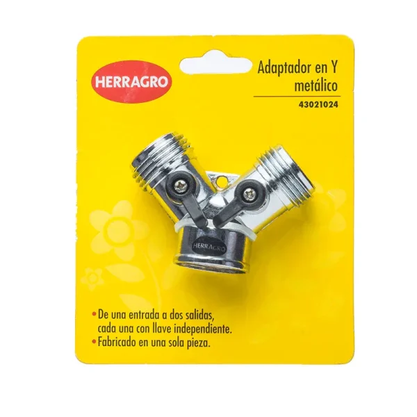 Adaptador En Y Metalico