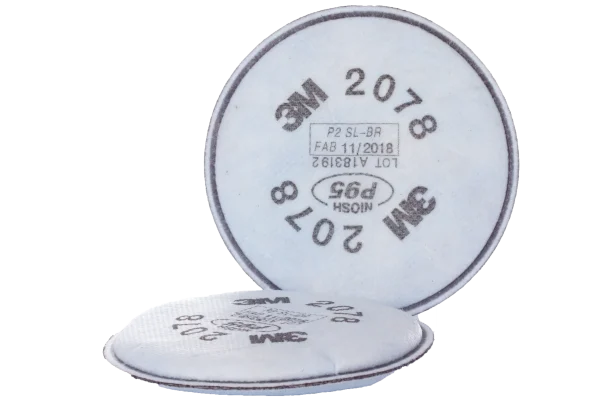 3M 2078 Filtro para Partículas, P95, Vapor Org/ Gas Ácido (Pza)