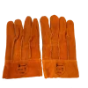 Dexterhand 5106 Guante de Carnaza Corto Color Naranja (Par) - Imagen 3