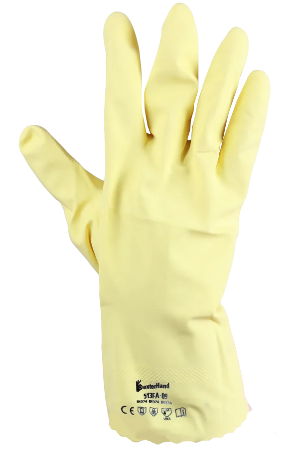 Dexterhand 513FA Guante Látex "13" Longitud, 15mil de Espesor  (Par)