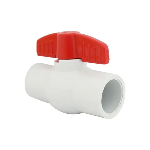 Válvula de bola de 1 1/2" PVC soldar