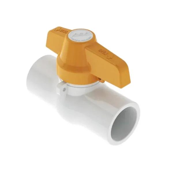 Válvula de bola de 3/4" PVC soldar ECO2223