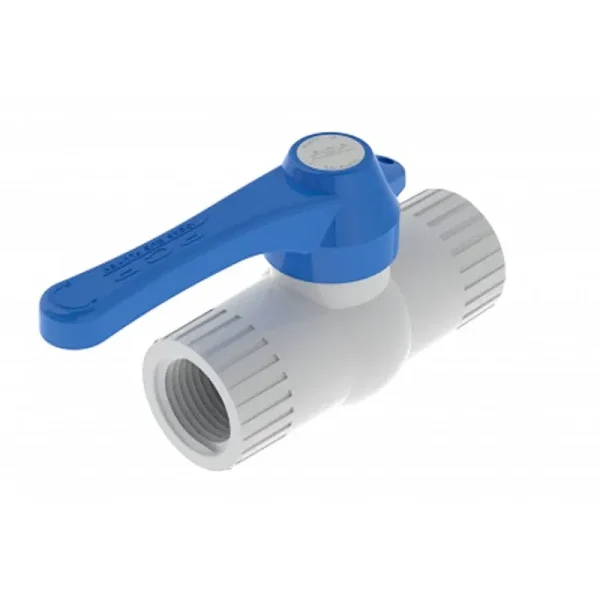 Válvula de bola de 1" PVC soldar manija L