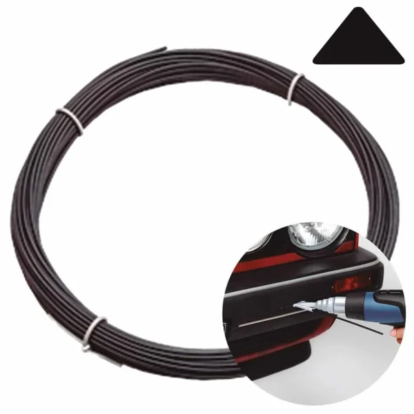 ABS-PC Triangular Negro soldadura