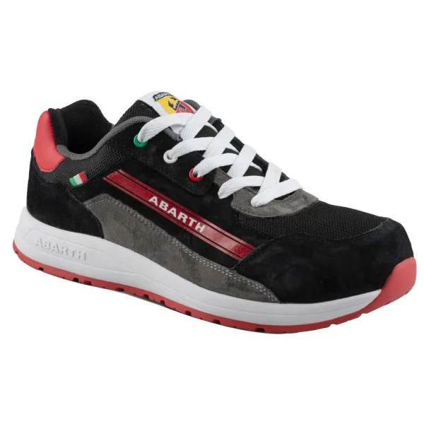 Zapato seguridad ABARTH 595 – NEGRO-ROJO