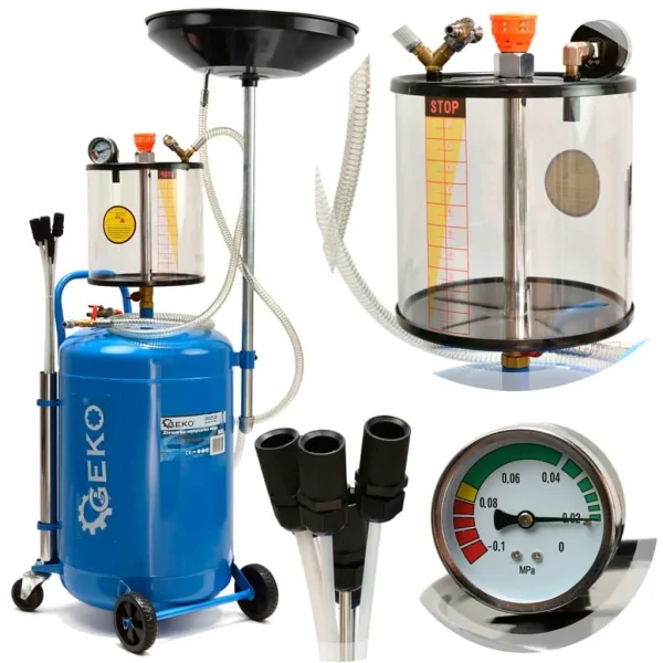 Extractor aceite neumático 80ltr con sondas