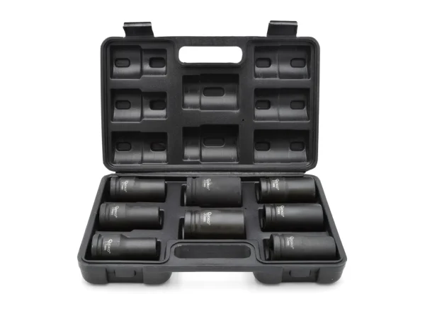 Juego vasos impacto 3/4, 8pcs, 17-32mm