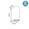APLIQUE DE LUZ INDIRECTA GU10 2 LUCES IP65 COLOR NEGRO LIGHTECH - Imagen 2