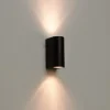 APLIQUE DE LUZ INDIRECTA GU10 2 LUCES IP65 COLOR NEGRO LIGHTECH - Imagen 3