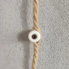 Aislador de porcelana cable trenzado 18mm - Imagen 2