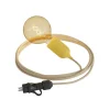 Alargadera lámpara portátil exterior cable textil de 5mts - Imagen 5