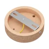 Base madera redonda natural para Arko - Imagen 3