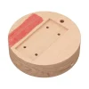 Base madera redonda natural para Arko - Imagen 4