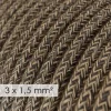 Base multi enchufe schuko con cable textil Lino Natural Marrón CLRN04 - Imagen 8