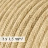 Base multi enchufe schuko con cable textil Yute CLRN06 - Imagen 8