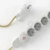 Base multi enchufe schuko con cable textil Yute CLRN06 - Imagen 7
