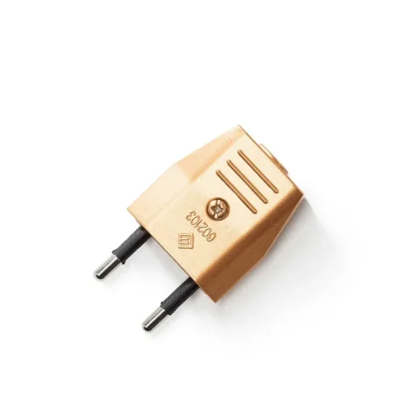 Clavija bipolar europea sin TT 10A 250V termoplástico