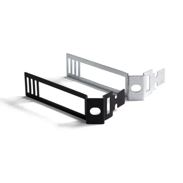 Clip de sujeción metálico para cordón eléctrico de Ø24mm