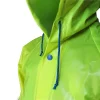 Jyrsa ECO-1120HV Impermeable Gabardina Larga Verde High Visibility (Pza) - Imagen 4