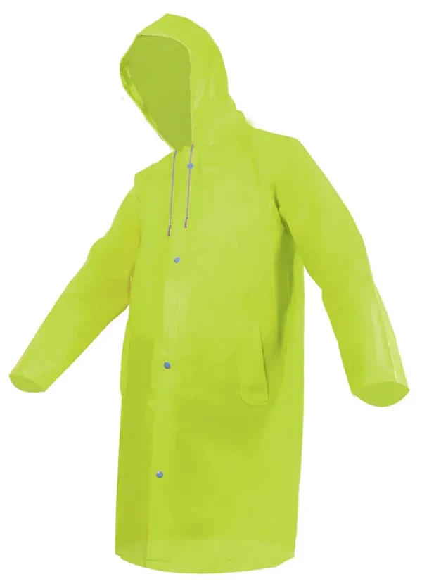 Jyrsa ECO-1219HV Gabardina Impermeable Corta Ligera High Visibility (Pza)
