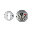 DISEC Escudo de Seguridad Europerfil Magnético MRM25EXD1R BC Cromo 5K - Imagen 3