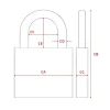 ABUS Candado de seguridad 60/60 - Imagen 2