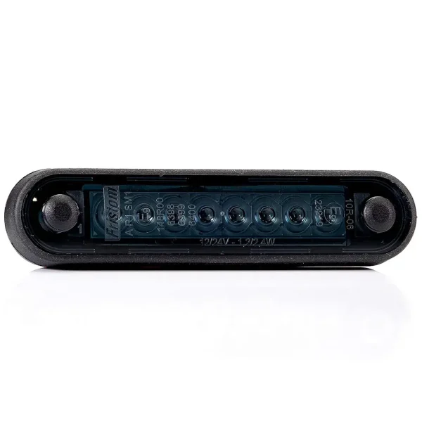 Luces LED marcadoras largas Fristom con lente ahumada