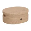 Florón oval de madera 2 salidas para cable textil guirnalda Sistema Filé - Imagen 4