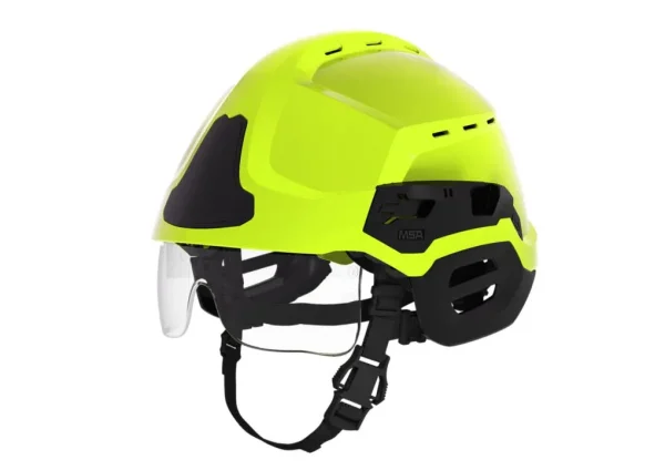 MSA GR1110013201-YP001 Casco de Bombero FH F2XR HV YE VENT.GOGGLE (Pza)
