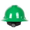 MSA 10031488 Casco V-Gard® de Seguridad de Ala Completa Verde con Suspensión "Fas-Trac III" de 4 Puntos (Pza) - Imagen 5