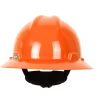 MSA 10032847 Casco V-Gard® de Seguridad de Ala Completa Naranja con Suspensión "Fas-Trac III" de 4 Puntos (Pza) - Imagen 3