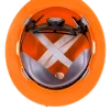 MSA 10032847 Casco V-Gard® de Seguridad de Ala Completa Naranja con Suspensión "Fas-Trac III" de 4 Puntos (Pza) - Imagen 4