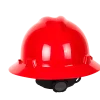 MSA 10032991 Casco V-Gard® de Seguridad de Ala Completa Rojo con Suspensión "Fas-Trac III" de 4 Puntos (Pza) - Imagen 2