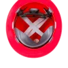 MSA 10032991 Casco V-Gard® de Seguridad de Ala Completa Rojo con Suspensión "Fas-Trac III" de 4 Puntos (Pza) - Imagen 4